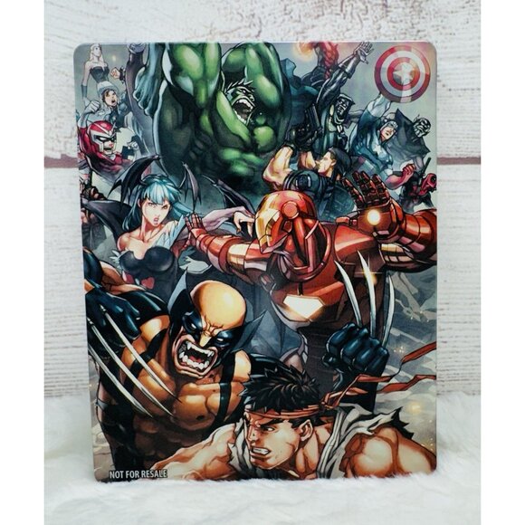 Marvel Vs Capcom 3 Fate of Two Worlds (PS3, 2011) Special Edition Steelbook USED - Picture 4 of 9